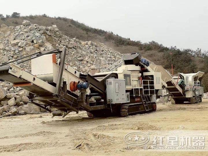 建筑垃圾破碎現(xiàn)場，選好設(shè)備收益更高