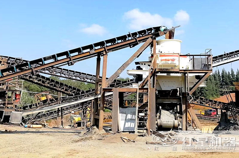 制砂機(jī)成品粒型好，成品多用于建筑工程，道路基建